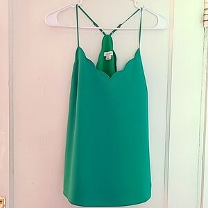 J.Crew like new, grewn halter tank